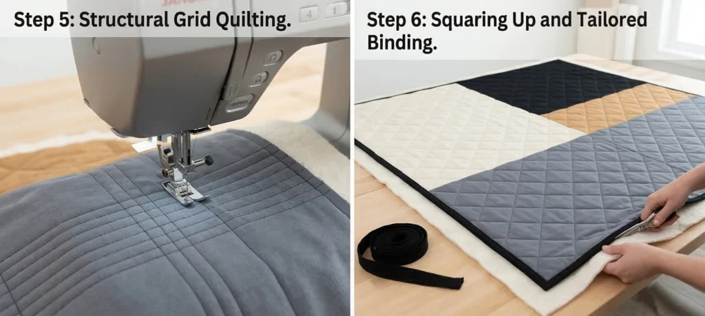 Stylish Color-Block Contemporary Quilted Sofa Covers for Chic Protection