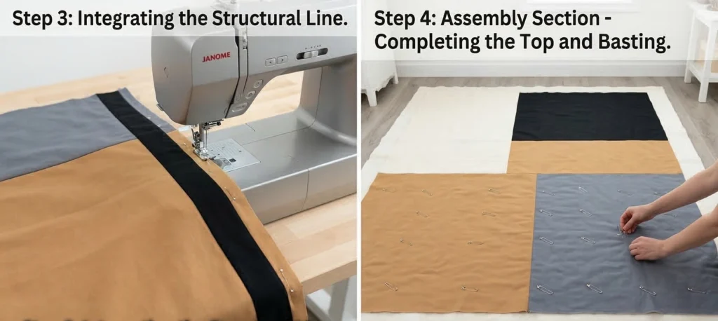 Stylish Color-Block Contemporary Quilted Sofa Covers for Chic Protection