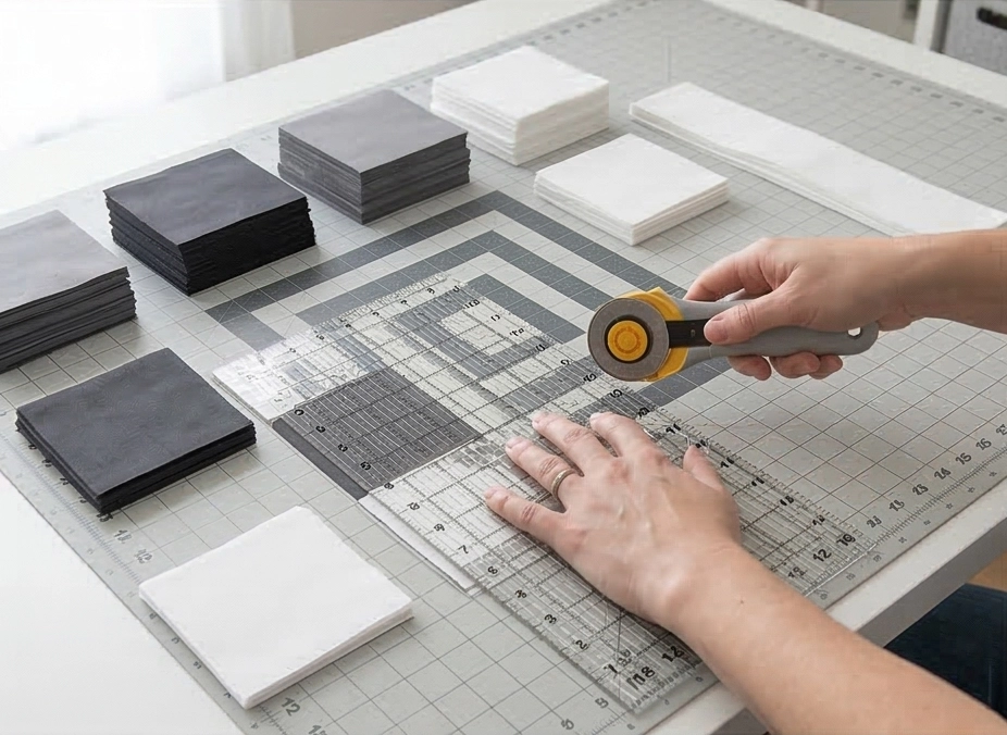 Stylish Modern Nine Patch Laundry Bag Patterns for Functional Decor