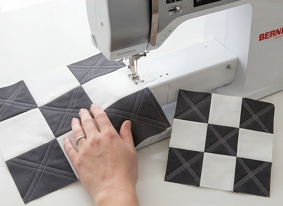 Stylish Modern Nine Patch Laundry Bag Patterns for Functional Decor