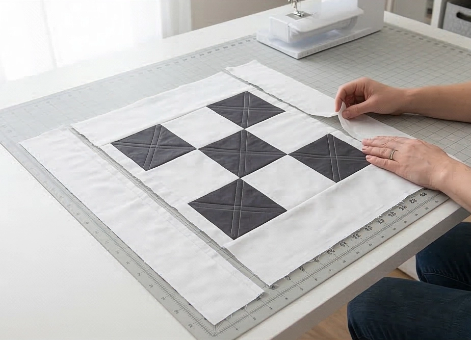 Stylish Modern Nine Patch Laundry Bag Patterns for Functional Decor