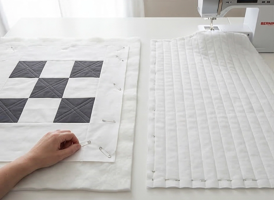 Stylish Modern Nine Patch Laundry Bag Patterns for Functional Decor