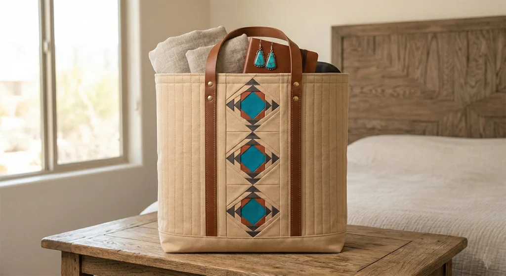 Stylish Navajo Quilt Pattern Tote Bags for Everyday Elegance