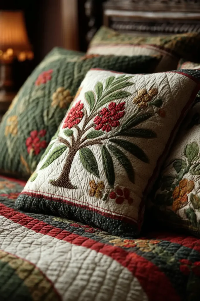 Vintage Heritage Lik or Anarasi Stitch Bedspreads Inspired by Agricultural Life