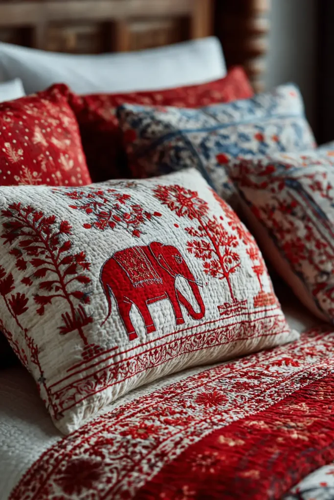 Vintage Heritage Lik or Anarasi Stitch Bedspreads Inspired by Agricultural Life