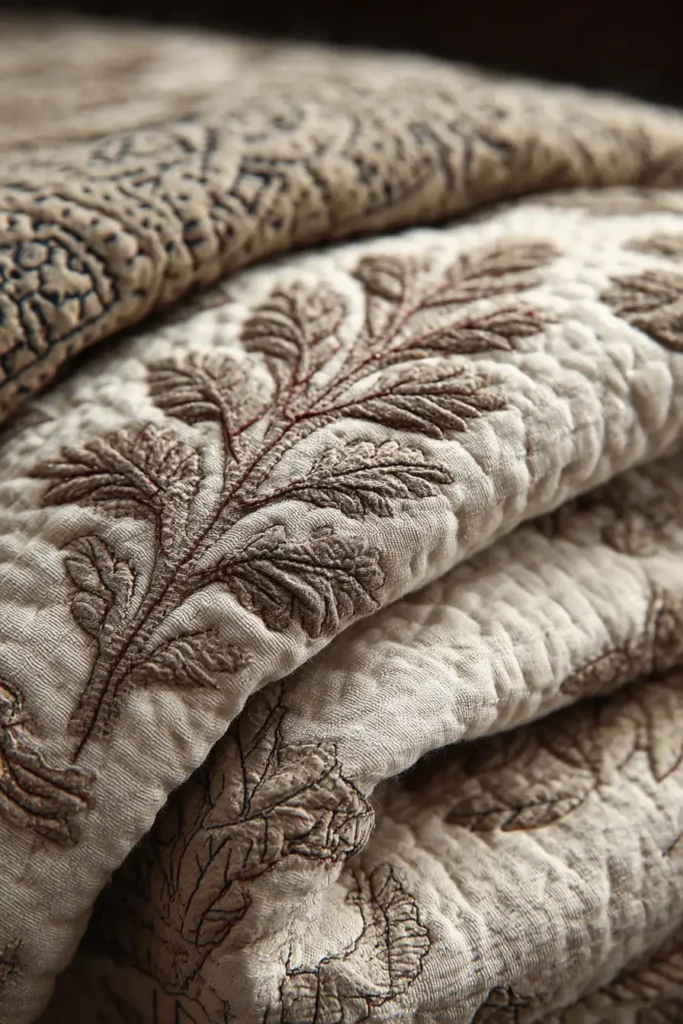 Vintage Heritage Lik or Anarasi Stitch Bedspreads Inspired by Agricultural Life