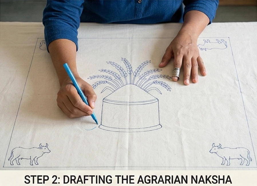 Vintage Heritage Lik or Anarasi Stitch Bedspreads Inspired by Agricultural Life