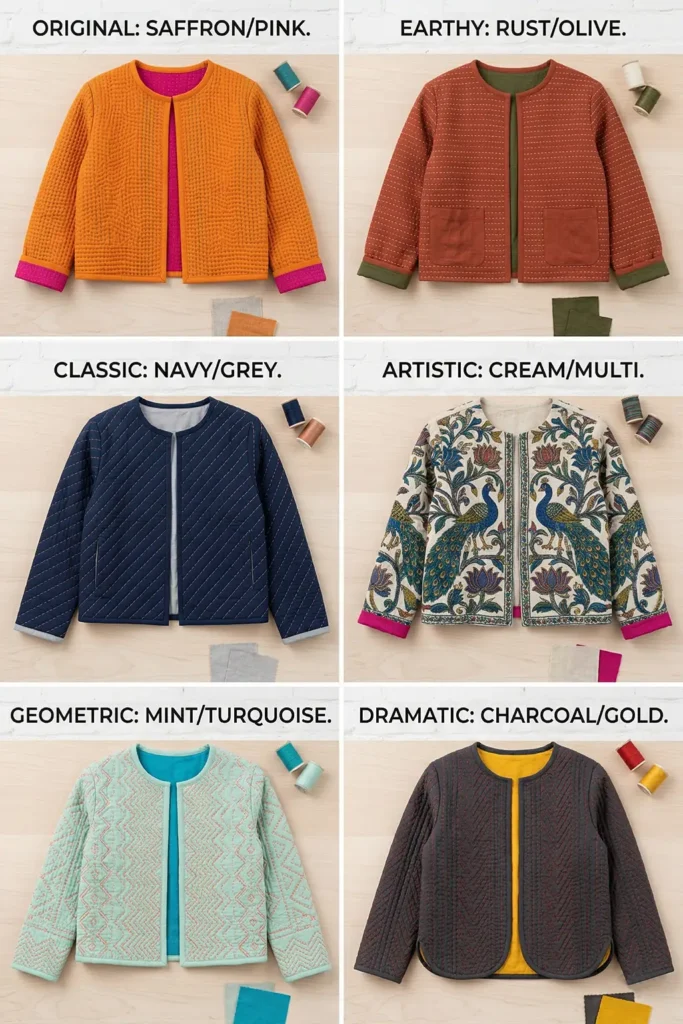 Contemporary Cropped Nakshi Kantha Jackets for Modern Wardrobes