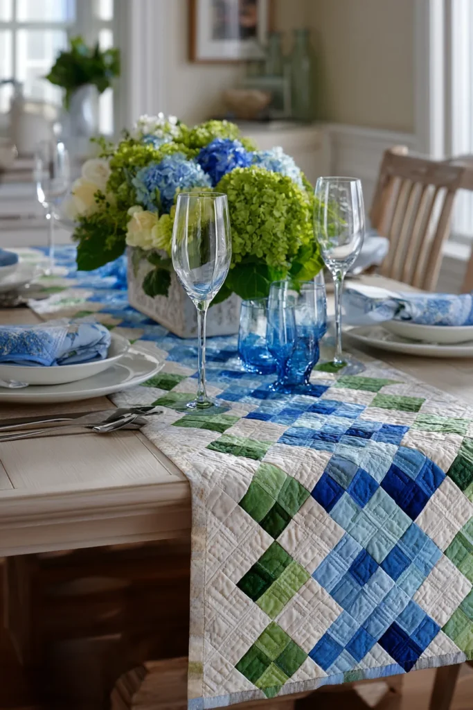 Contemporary Irish Chain Table Runners for Upscale Dining Sophistication
