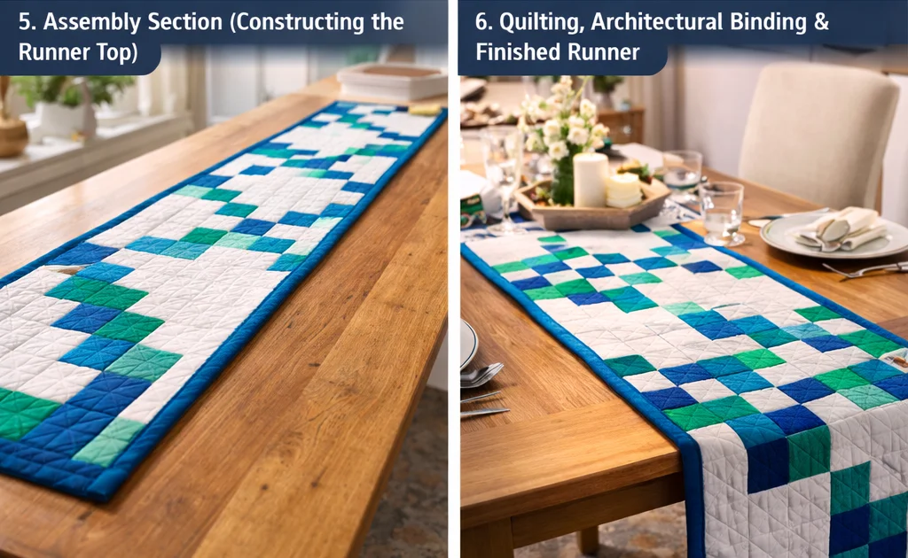 Contemporary Irish Chain Table Runners for Upscale Dining Sophistication