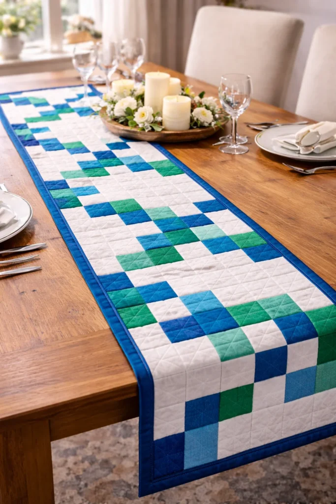 Contemporary Irish Chain Table Runners for Upscale Dining Sophistication