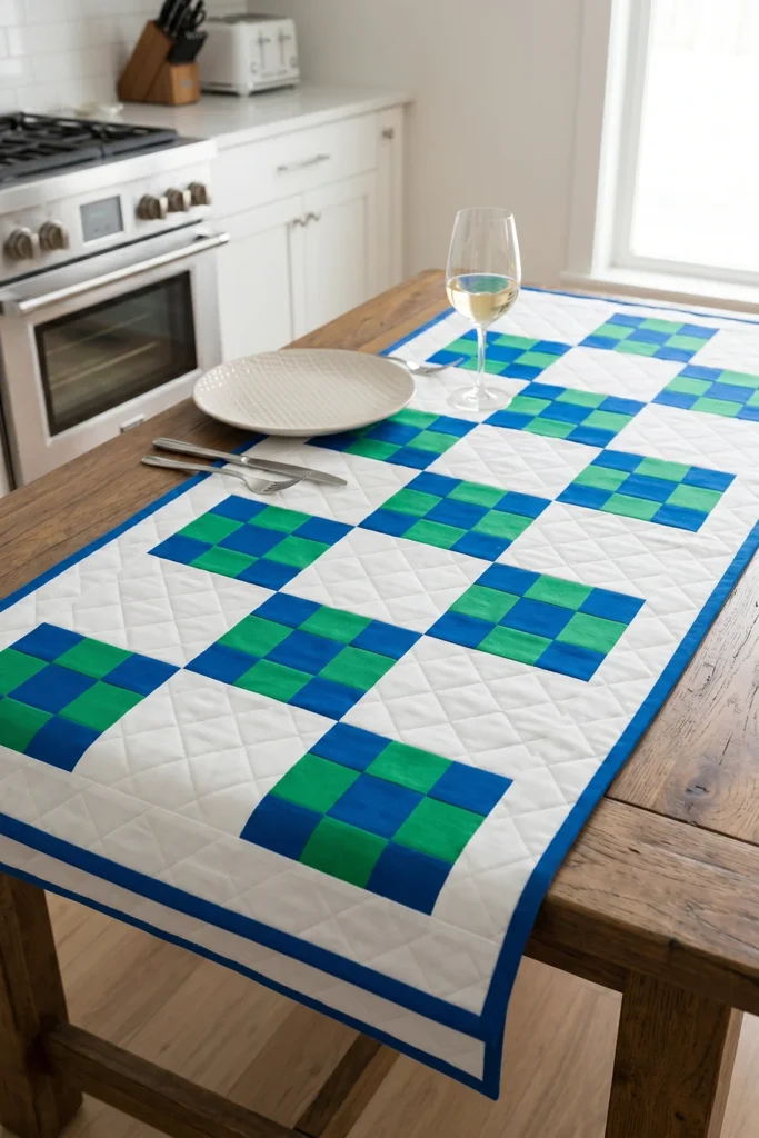 Contemporary Irish Chain Table Runners for Upscale Dining Sophistication