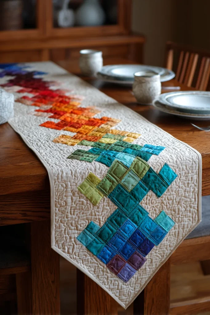 Contemporary Irish Chain Table Runners for Upscale Dining Sophistication