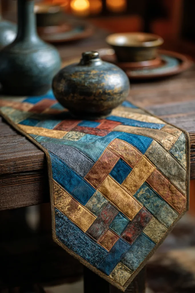 Contemporary Irish Chain Table Runners for Upscale Dining Sophistication