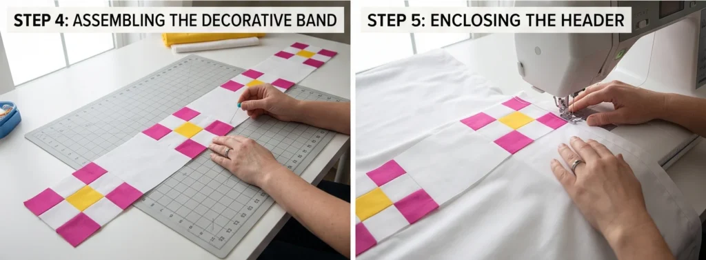 Crisp Irish Chain Bed Sheets for a Subtle, Patterned Sleep Sanctuary