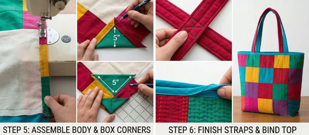 Eco-Friendly Patchwork Nakshi Kantha Shopper Bags for Sustainable Living