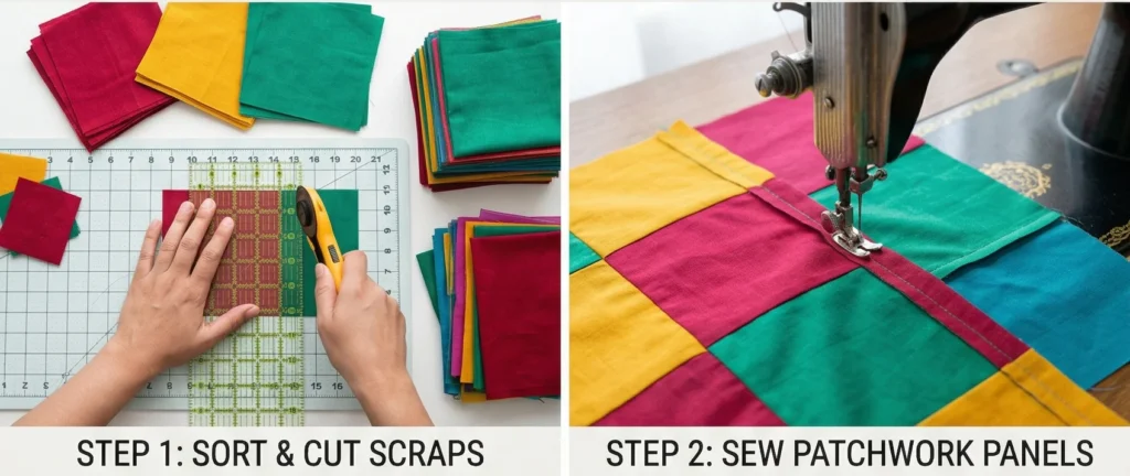 Eco-Friendly Patchwork Nakshi Kantha Shopper Bags for Sustainable Living