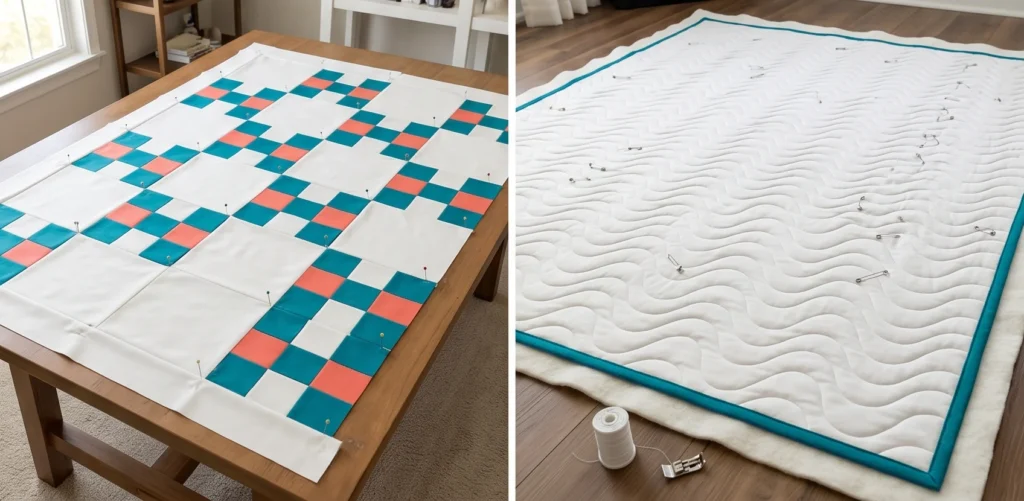 Elegant Irish Chain Couch Throws for Cozy Living Room Evenings