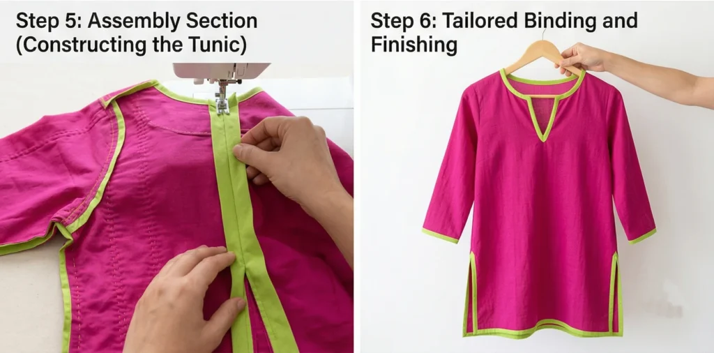 Hand-Embroidered Nakshi Kantha Tunic Tops for Everyday Grace