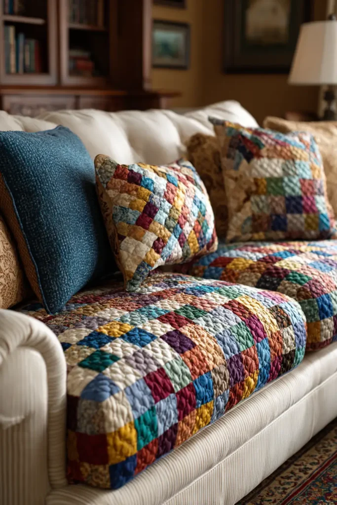 Inviting Irish Chain Sofa Covers for Durable yet Delicate Protection