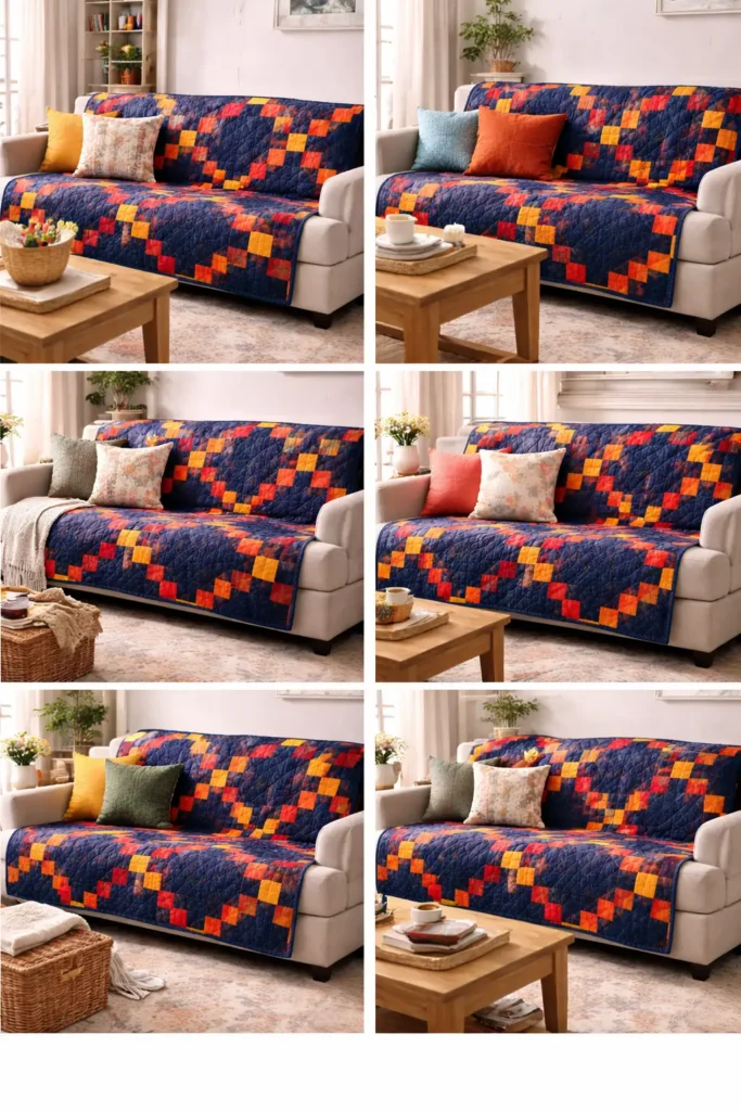 Inviting Irish Chain Sofa Covers for Durable yet Delicate Protection
