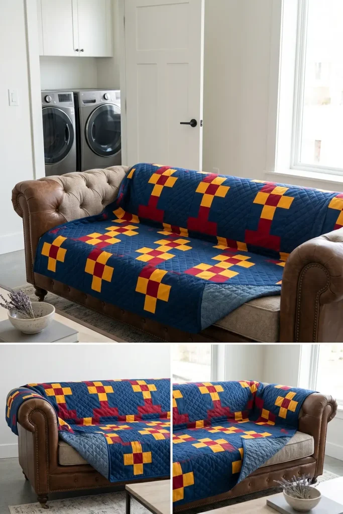 Inviting Irish Chain Sofa Covers for Durable yet Delicate Protection