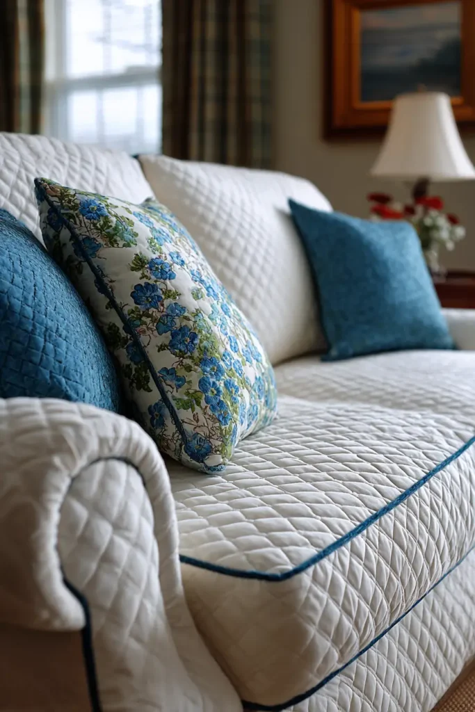 Inviting Irish Chain Sofa Covers for Durable yet Delicate Protection