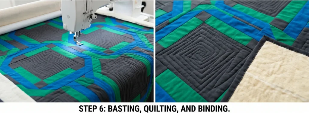 Luxurious Double Irish Chain Bed Quilts for Cozy Master Bedroom Comfort