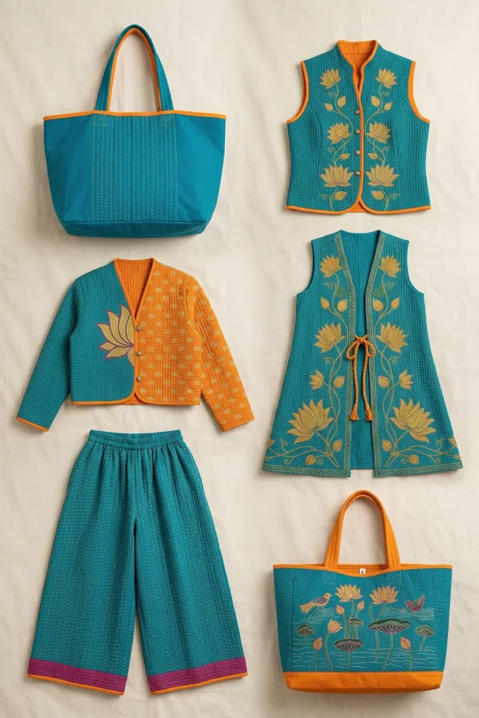 Oversized Nakshi Kantha Tote Bags for Stylish Everyday Carry
