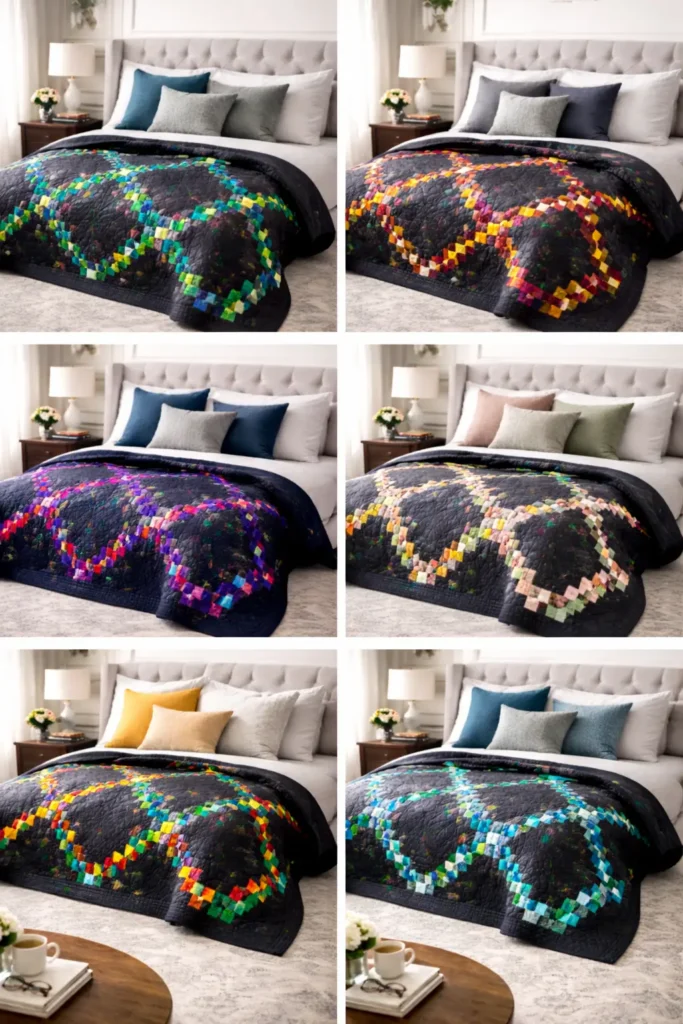 Sophisticated Irish Chain Bed Covers for Luxurious All-Season Warmth