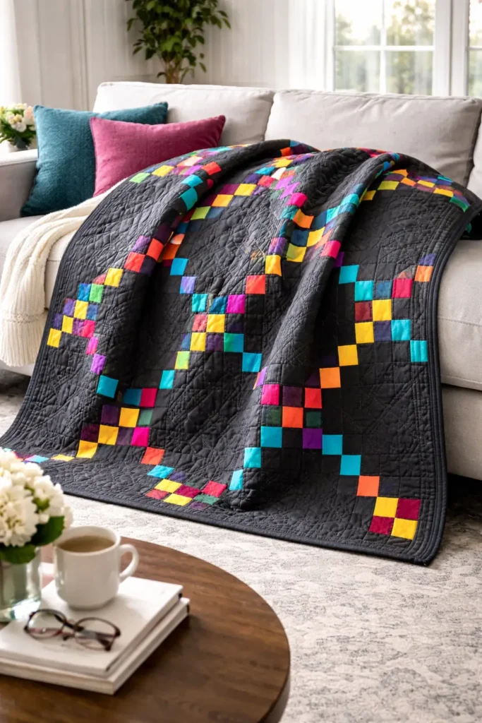 Sophisticated Irish Chain Bed Covers for Luxurious All-Season Warmth