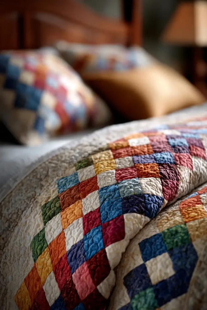 Sophisticated Irish Chain Bed Covers for Luxurious All-Season Warmth