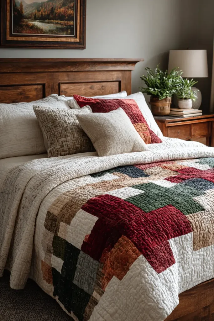 Sophisticated Irish Chain Bed Covers for Luxurious All-Season Warmth