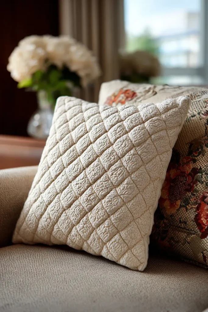 Sophisticated Irish Chain Cushion Covers to Elevate Your Loveseat
