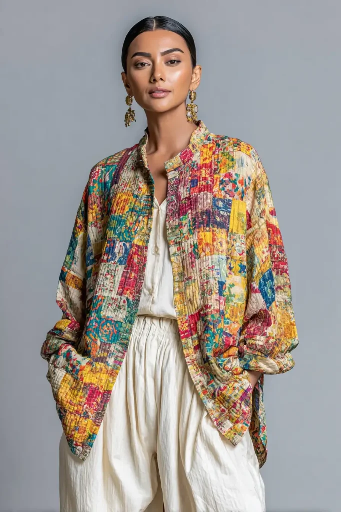 Stylish Oversized Nakshi Kantha Shirts for Ultimate Comfort