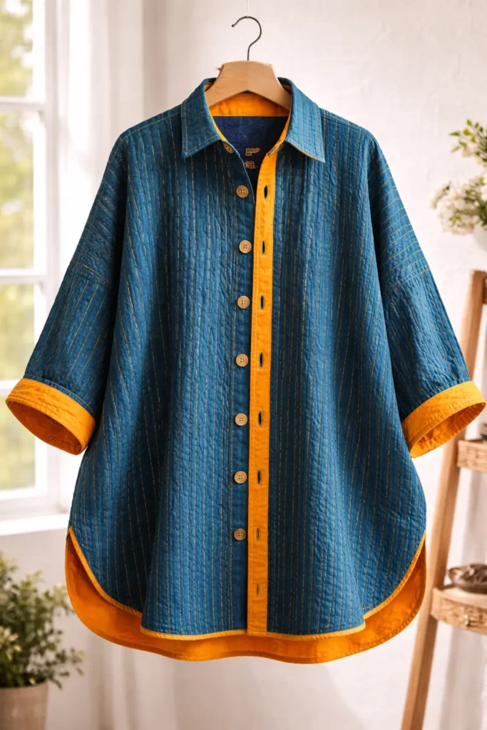 Stylish Oversized Nakshi Kantha Shirts for Ultimate Comfort