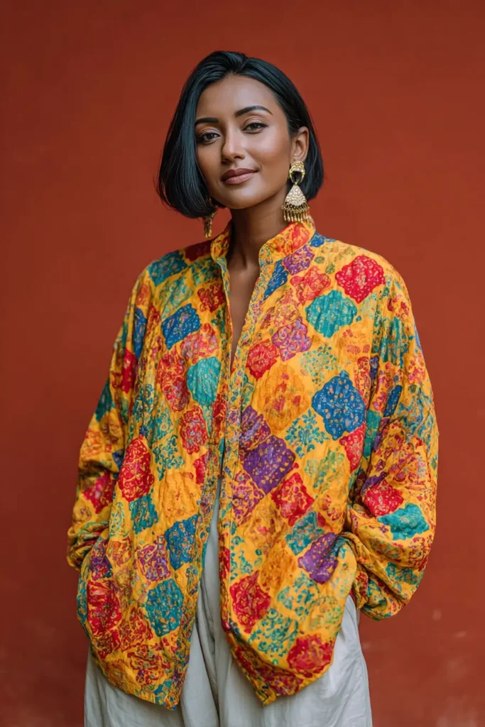 Stylish Oversized Nakshi Kantha Shirts for Ultimate Comfort
