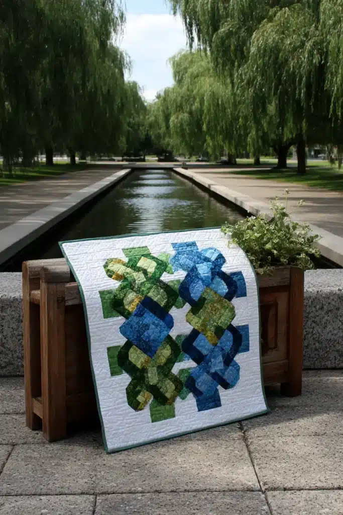 Artistic Geometric Irish Chain Wall Hangings for a Sophisticated Focal Point