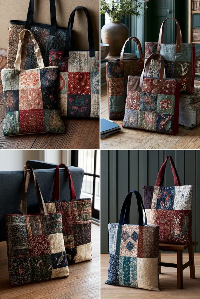 Elegant Embroidered Bohemian Quilt Laptop Sleeves for Modern Professionals