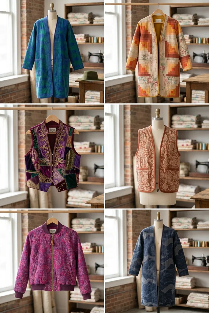 Elegant Longline Boho Quilt Jackets for Effortless Everyday Layering