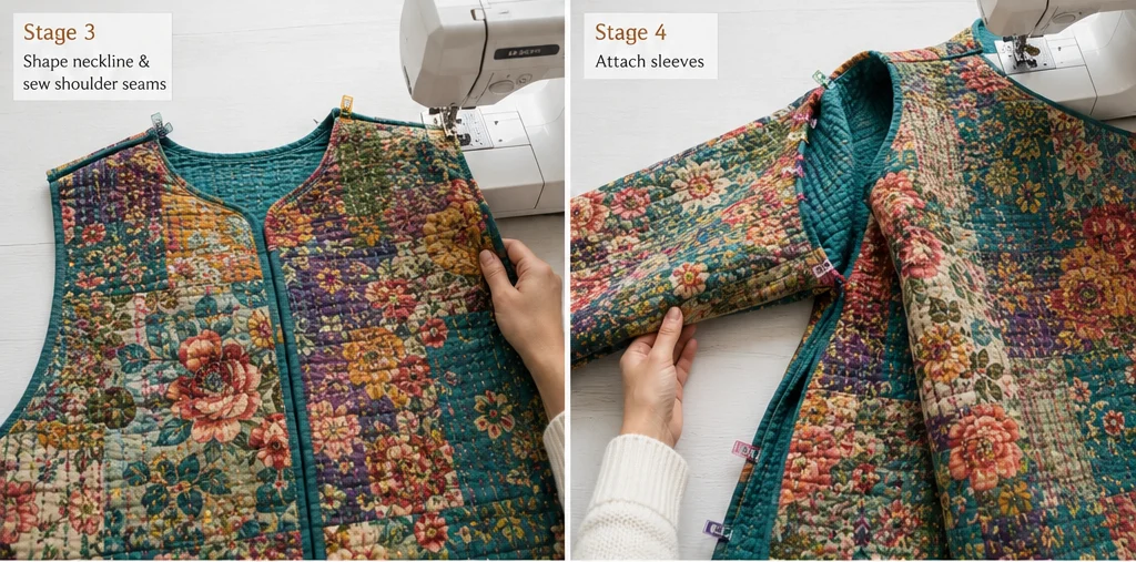 Elegant Longline Boho Quilt Jackets for Effortless Everyday Layering