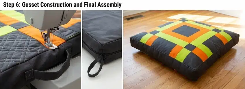Heavyweight Irish Chain Floor Pillows for Casual Lounge Seating