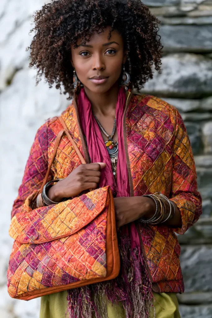 Padded Boho Quilted Laptop Bags for Secure and Stylish Tech Protection
