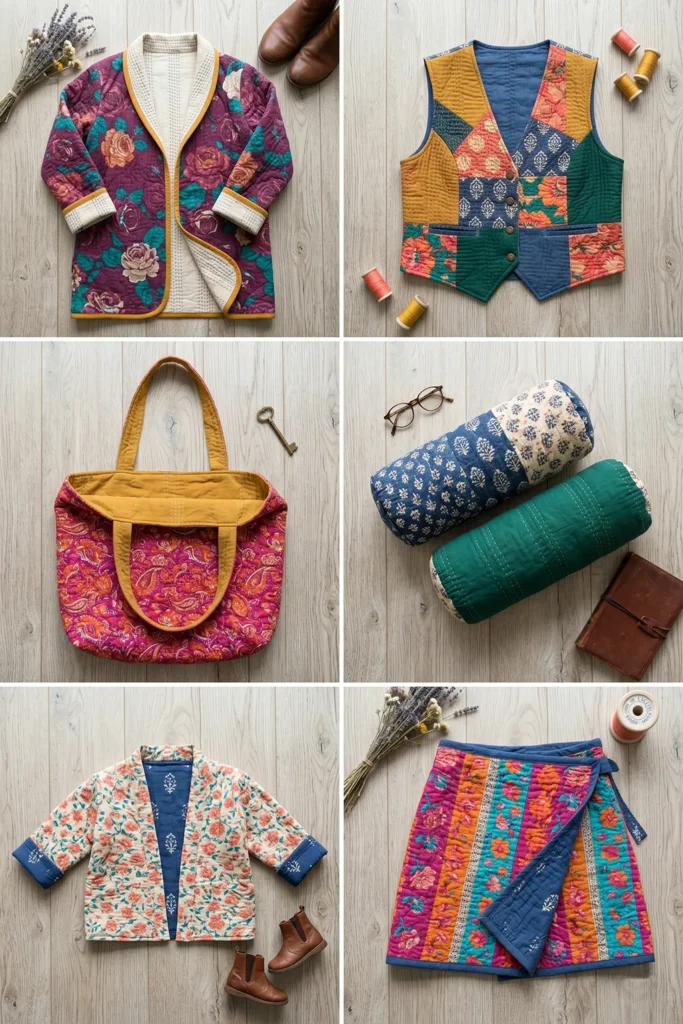 Reversible Floral Boho Quilt Jackets for Versatile, Elegant Looks