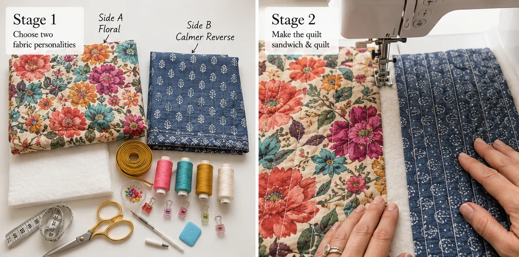Reversible Floral Boho Quilt Jackets for Versatile, Elegant Looks