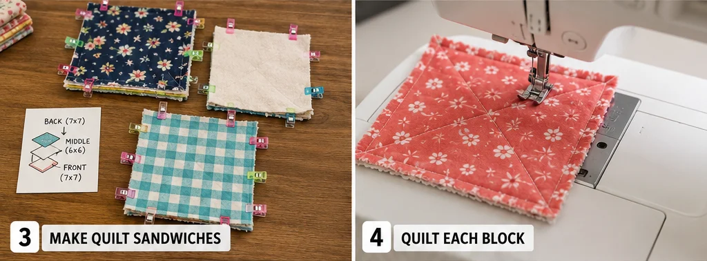Soft Flannel Rag Quilt Throws for Cozy Living Room Sofas