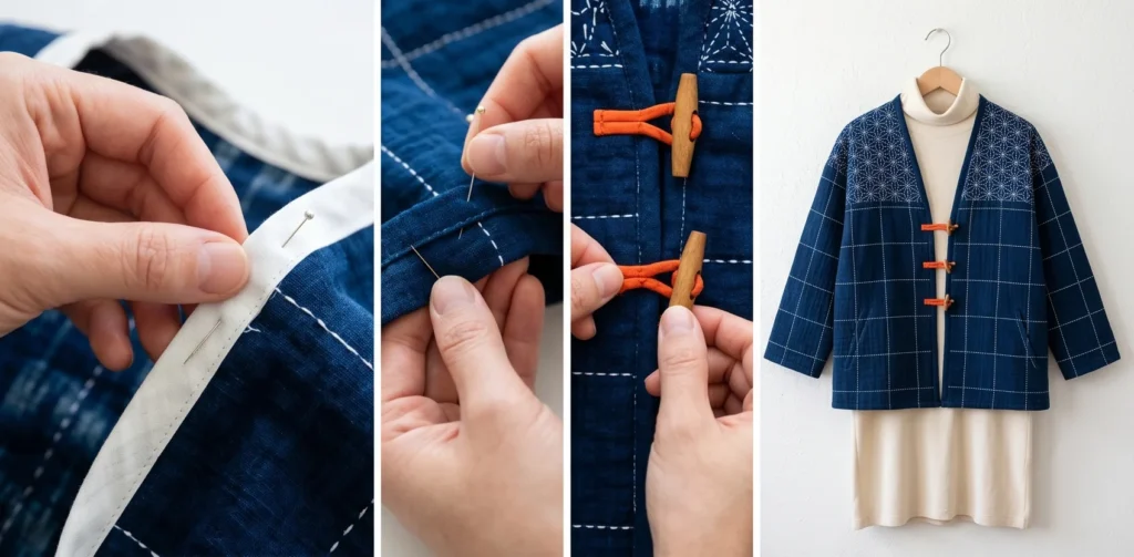 Stylish Indigo Dyed Quilted Tops for Chic and Comfortable Layering