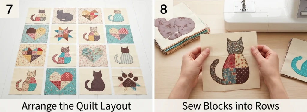 Vintage-Inspired Patchwork Cat Quilt Concepts for Relaxed Everyday Charm