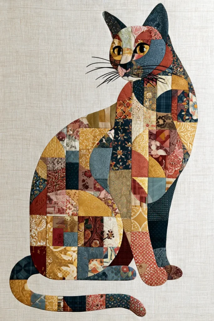 Vintage-Inspired Patchwork Cat Quilt Concepts for Relaxed Everyday Charm