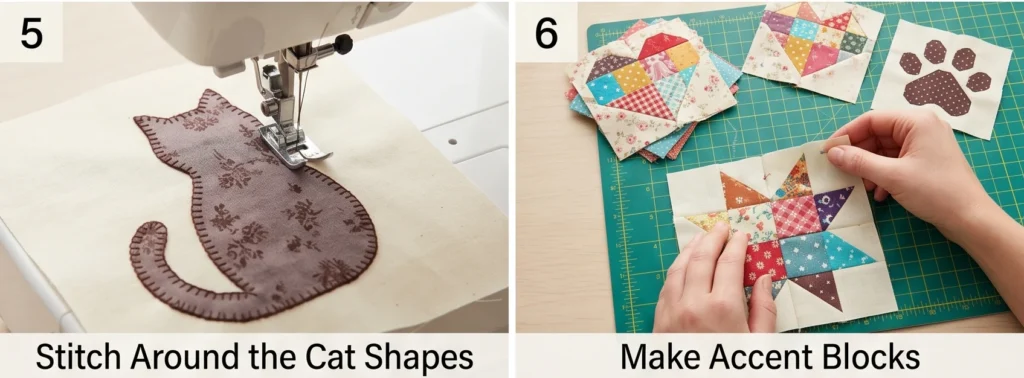 Vintage-Inspired Patchwork Cat Quilt Concepts for Relaxed Everyday Charm